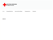 Tablet Screenshot of cruzrojasanmiguel.org